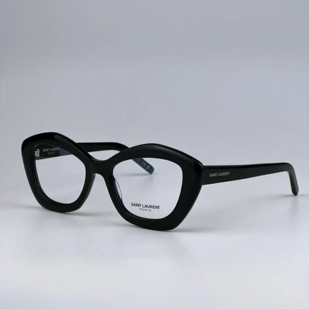NEW Saint Laurent SL68 OPT 001 Black Cat Eye Women Eyeglasses